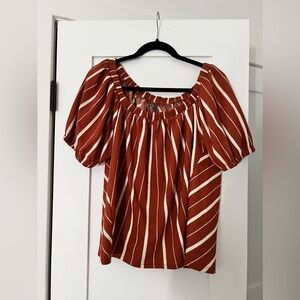 Anthropologie silk blouse, M